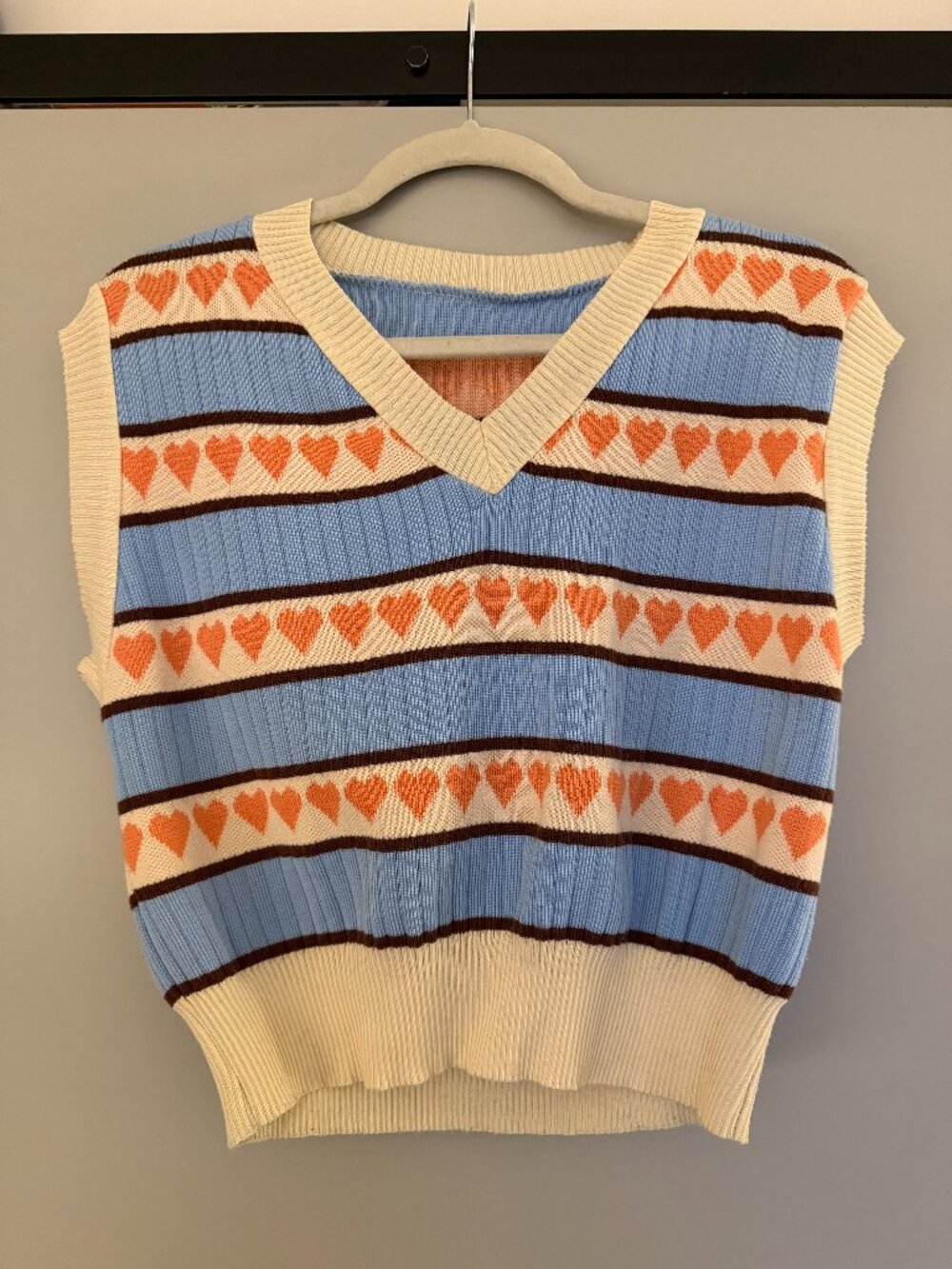 Heart Knitted Vest